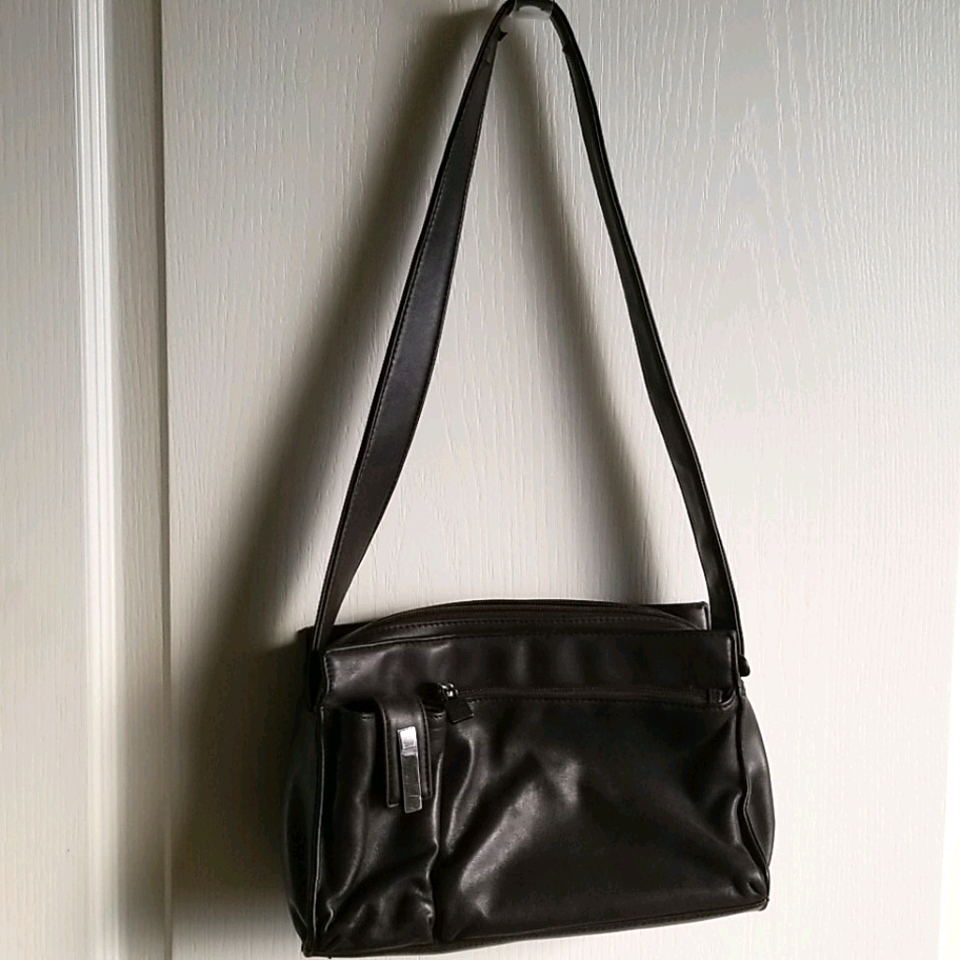 Vintage Leather Brown Crossbody